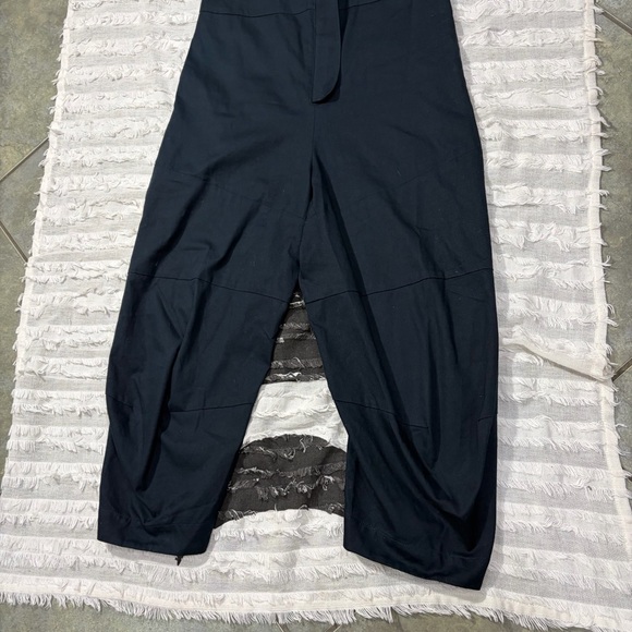 ROUCHA - JON V-NECK CURVED NECK CANVAS JUMPSUIT SZ A MORDERN CITY UTILITIES - Picture 4 of 15